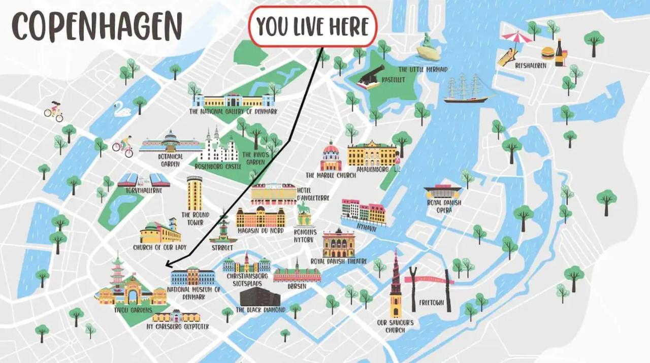 Family-friendly Flat Near Tivoli Gardens Lejlighed København